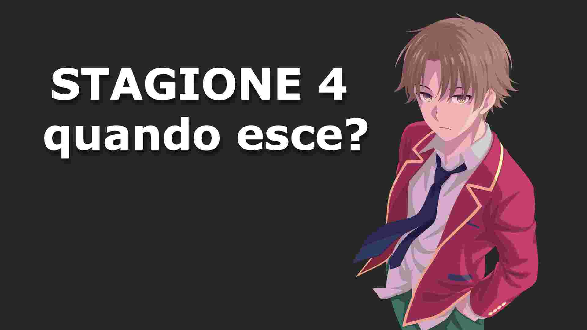 Classroom of the Elite Stagione 4: Quando Esce e Cosa Aspettarsi dal Ritorno di Ayanokoji?